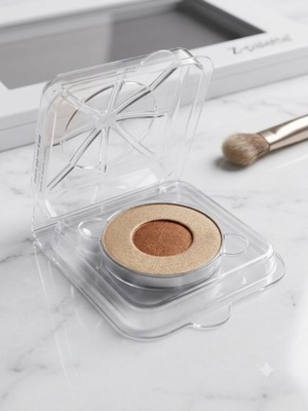 Estee Lauder Pure Color Eyeshadow Duo 09 Moondust .12 oz / 3.5g Refill Pan Rare